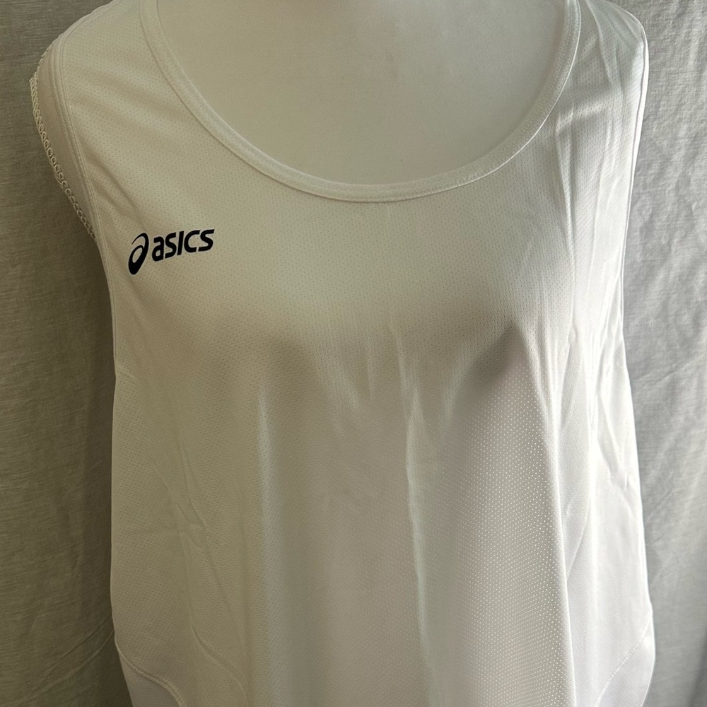 ASICS Gray Mesh Tank Top